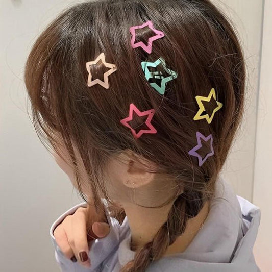 PINCE À CHEVEUX | Multiétoilé™ Lot de 10 Pinces - Cheveux ponpon