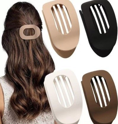 PINCE PLATE POUR CHEVEUX CHIGNON EMMALOVE sans motif femme fille 