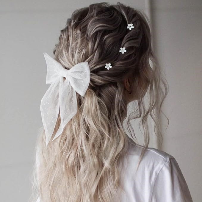 PinceCristal™ - Mini Fleur - Cheveux ponpon