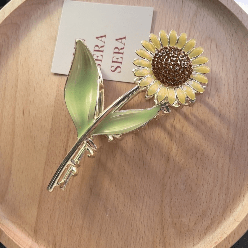 PINCES FLEURS POUR CHEVEUX | SUNFLOWER - Cheveux ponpon