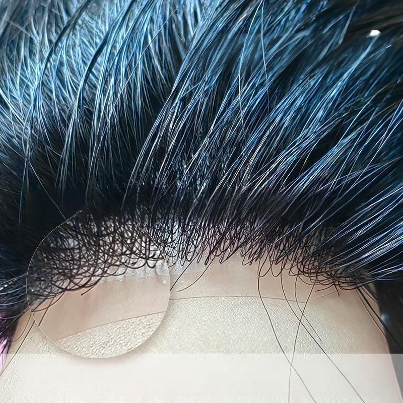 Postiche Homme Cheveux Naturels | Prothése Capillaire Biofilm Ultra - FineCheveux ponpon