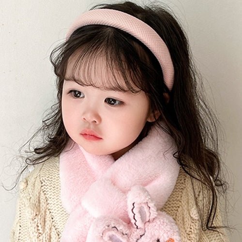 Serre tete bonbon fillette chic beige