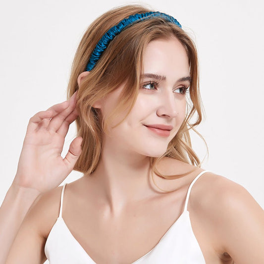 Serre tête en soie de Murier Cerceau de cheveux bandeau pour femmes fille luxe, diva