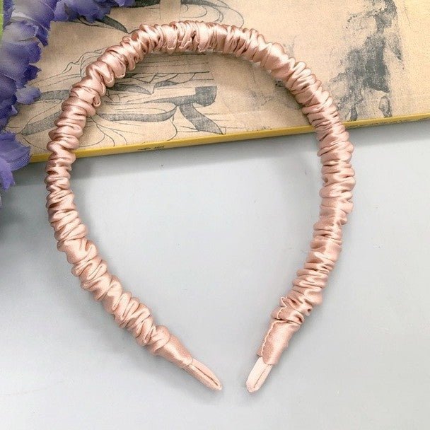 Serre tête en soie de Murier Cerceau de cheveux bandeau pour femmes fille luxe