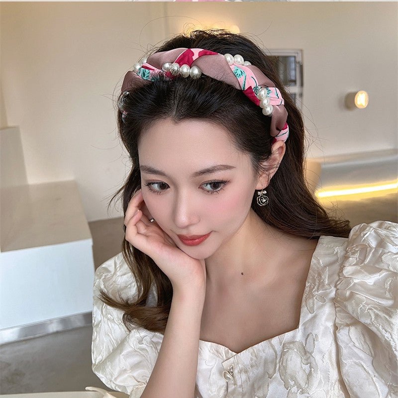 Serre Tete noel - antidérapant tressé festive femme,bandeau