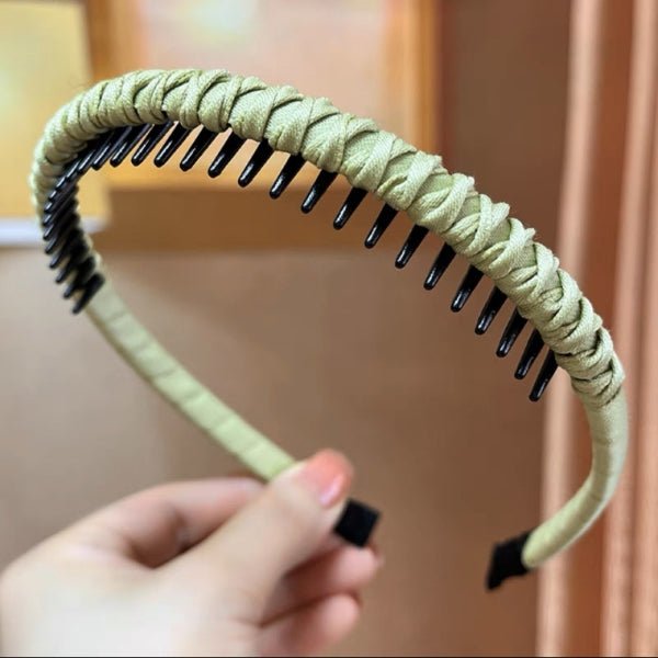 Serre Tete Peigne | pour Fillette Couleurs DoucesCheveux ponpon
