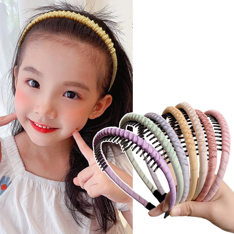 Serre Tete Peigne | pour Fillette Couleurs FortesCheveux ponpon