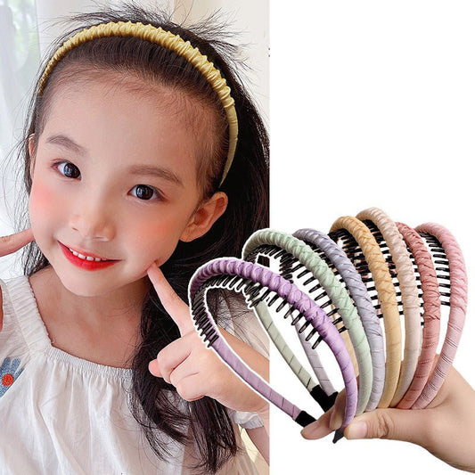 Serre Tete Peigne | pour Fillette Couleurs FortesCheveux ponpon
