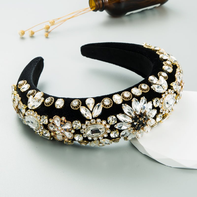 SERRE TETE I PERLEVELOUTE - strass, femme, royal, audace de femme