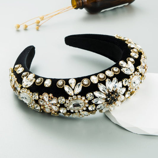 SERRE TETE I PERLEVELOUTE - strass, femme, royal, audace de femme