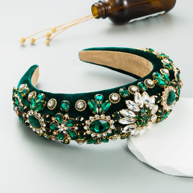 SERRE TETE I PERLEVELOUTE - strass, femme, royal,
