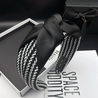 SERRE TETE POUR FEMME Cheveux pompon chic et baronne