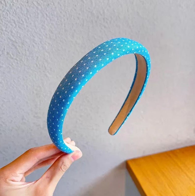 Serre tete pour fillette jean ranbourer bleu marine