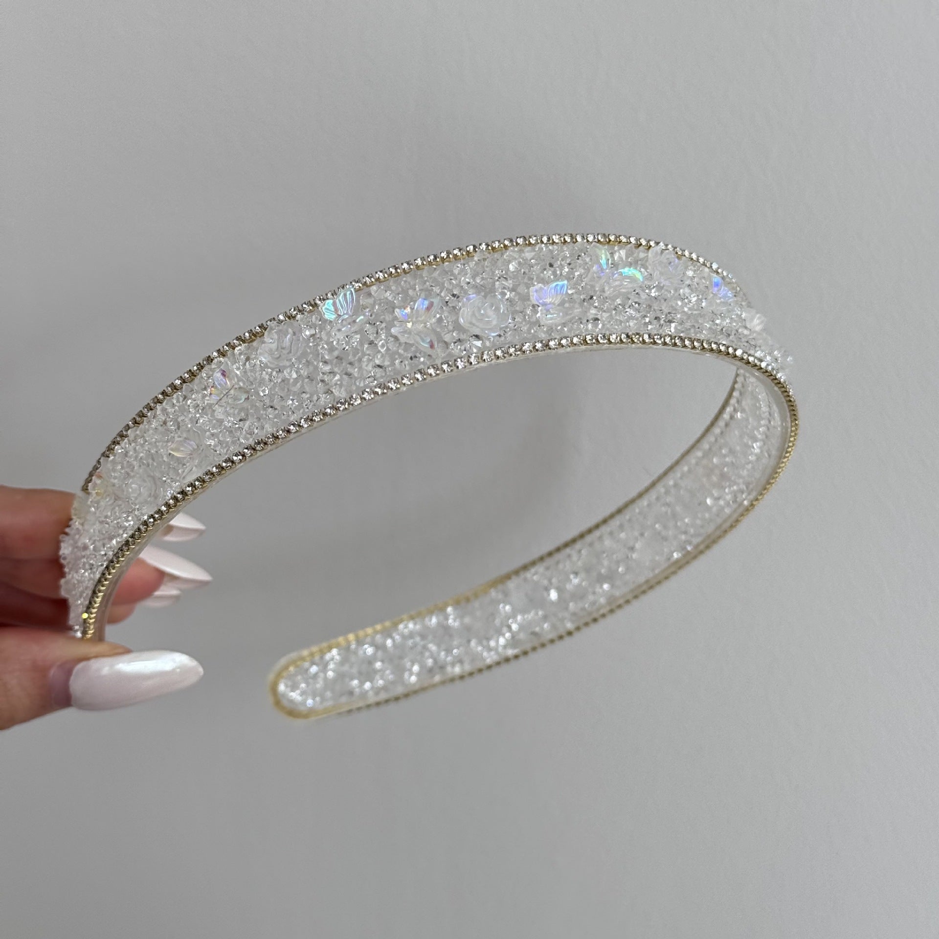 Serre Tete Transparent Chic luxe taille M